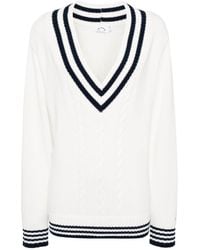 The Upside - Louise Cable-knit Organic Cotton Sweater - Lyst