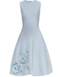 Oscar de la Renta - フローラル ミニドレス - Lyst