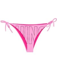 Moschino - Lycra Swim Briefs With Ties - Lyst