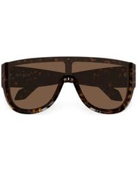 Alaïa - Tortoiseshell-Effect Oversized Sunglasses - Lyst