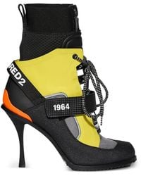 DSquared² - Bottines Techno À Attache Scratch - Lyst