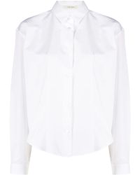 The Row - Long-Sleeve Cotton Shirt - Lyst
