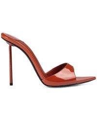 Le Silla - Sandales En Cuir Verni Bella 80 Mm - Lyst