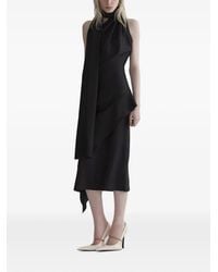 Mugler - Midi-Jurk Met Sjaal - Lyst