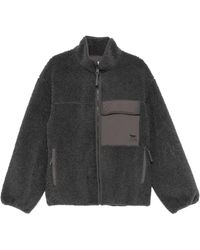 Maison Kitsuné - Fleece-Texture Panelled Jacket - Lyst