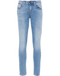 DIESEL - 2017 Slandy Mid-rise Jeans - Lyst
