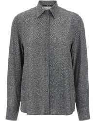 Ermanno Scervino - ラインストーン ヘリンボーン シャツ - Lyst