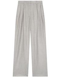 Lardini - Pleated Straight-Leg Trousers - Lyst