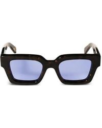Off-White c/o Virgil Abloh - Tortoiseshell-Effect Square-Frame Sunglasses - Lyst