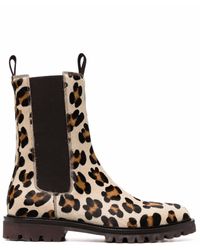 SCAROSSO - Nick Wooster Leopard Boots - Lyst