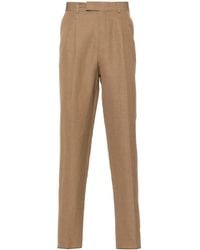 ZEGNA - Linnen Broek - Lyst
