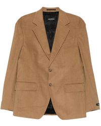 KARL LAGERFELD - Corduroy Single-Breasted Blazer - Lyst
