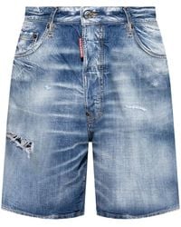 DSquared² - Denim Shorts - Lyst