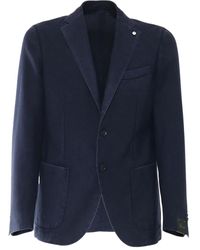 Brando - Buttoned Patch-Pocket Blazer - Lyst