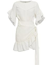 Isabel Marant - Melicia Ruffled Wrap-Style Mini Dress - Lyst