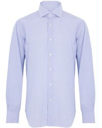 Barba Napoli - Hemd mit Punkte-Print - Lyst