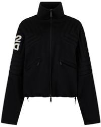 DSquared² - Padded-Panel Logo-Patch Jacket - Lyst