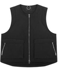 HELIOT EMIL - Motility Multi-Pocket Zip-Up Vest - Lyst