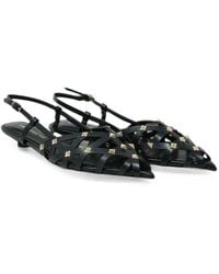 Emanuélle Vee - Stud-Embellished Cage Sandals - Lyst