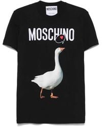 Moschino - T-Shirt With Graphic Print - Lyst