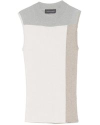 Lorena Antoniazzi - Colour-Block Tank Top - Lyst
