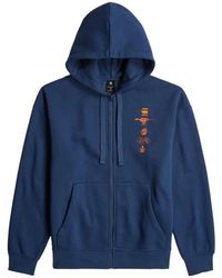 G-Star - Graphic-Print Zip-Up Hoodie - Lyst