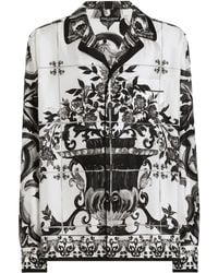Dolce & Gabbana - Camisa de seda 'tocador' de - Lyst