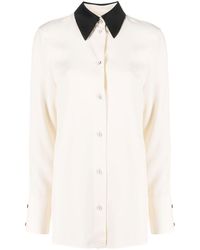 Jil Sander - Contrasting Collar Shirt - Lyst