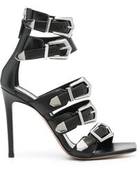 Paris Texas - Ursula 105Mm Buckled Sandals - Lyst