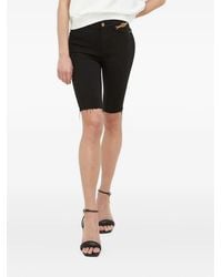 Miss Sixty - Jeans-Shorts mit ausgefranstem Saum - Lyst