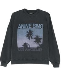 Anine Bing - Miles Sweatshirt Palms - Lyst
