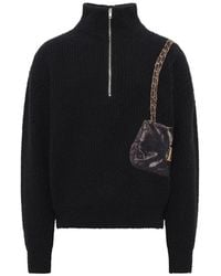 Doublet - Pull À Col Zippé - Lyst