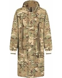 Dolce & Gabbana - Camouflage-Print Hooded Jacket - Lyst