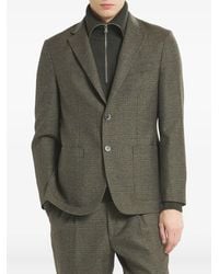 Barena - Checked Single-Breasted Blazer - Lyst