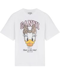 Ganni - X Disney T-Shirt Met Print - Lyst