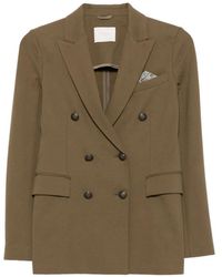 Circolo 1901 - Double-Breasted Blazer - Lyst