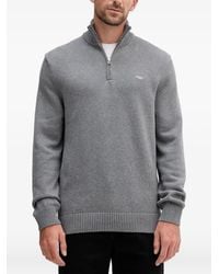 GANT - Pull En Coton À Col Zippé - Lyst