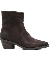 Ash - Hasley Studded Suede Ankle Boots - Lyst