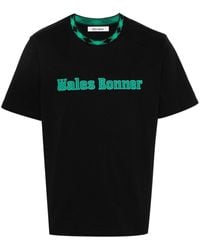Wales Bonner - T-shirt Van Biologisch Katoen - Lyst