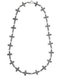 Emanuele Bicocchi - Notre-Dame Cross Necklace - Lyst