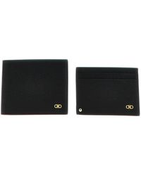 Ferragamo - Gancio Wallet + Card Holder Set - Lyst