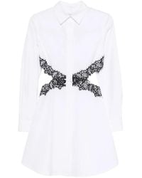 Viktor & Rolf - Lace-Trim Cut-Out Mini Dress - Lyst