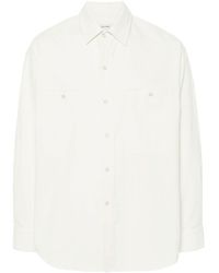 Lemaire - Twill Cotton Shirt - Lyst