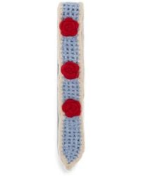 Rockfish - Écharpe En Crochet À Appliqué Rose - Lyst