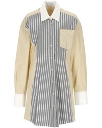 Stella McCartney - Striped Shirt Dress - Lyst