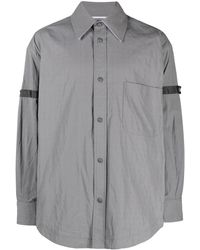 Thom Browne - Camisa con cierre de botones y manga larga - Lyst