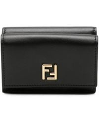 Fendi - Ff Mini Trifold Wallet - Lyst
