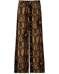 Ba&sh - Velvo Printed Velvet Palazzo Pants - Lyst