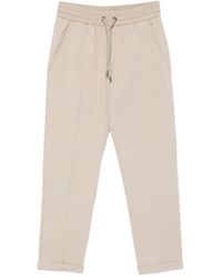 Brunello Cucinelli - Pantalones de chándal con bajos ajustados - Lyst