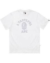 A Bathing Ape - X Jjjjound College Short-Sleeve T-Shirt - Lyst